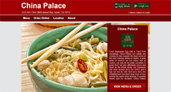 Desktop Screenshot of chinapalaceaustin.com